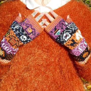 Sweater Weather Mitts Halloween