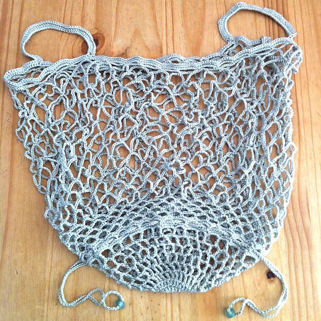 Vintage-style Pack-away Mesh Bag