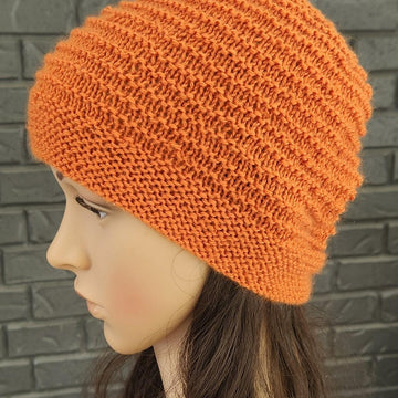Grady - Ridge stitch beanie, sizes 2 years to Man