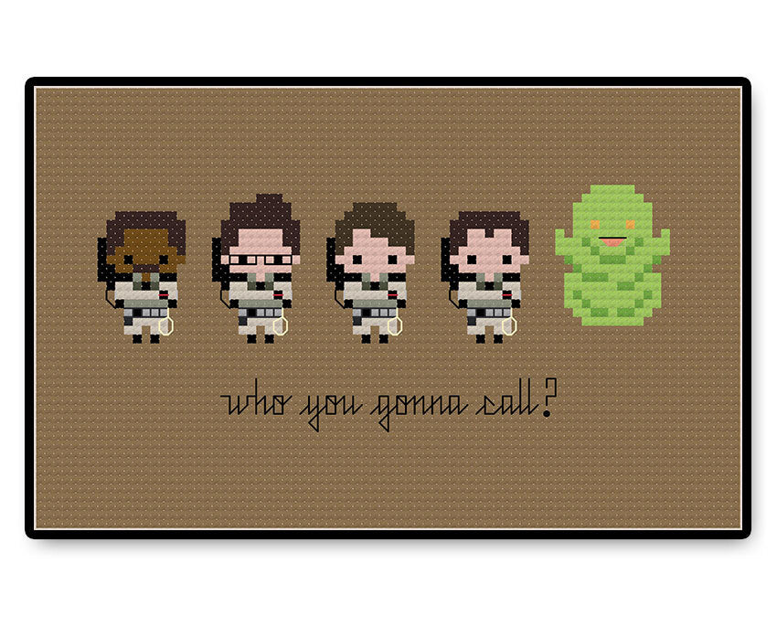 Ghostbusters Bite Size - PDF Cross Stitch Pattern