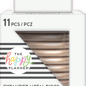 The Happy Planner Metal Expander (BIG) Discs 1.75" 11/Pkg - Rose Gold