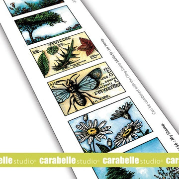 Carabelle Studio Carabella Studio Cling Stamp Edge 2"X11.5" - Outdoors In The Open Air
