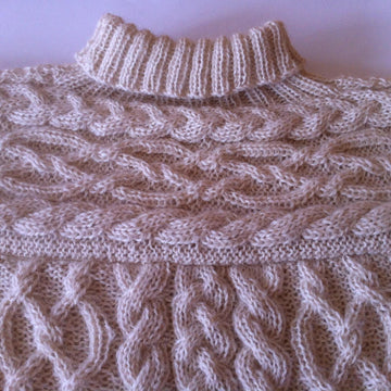 Anamchara - opulent Girl's Cable Jumper / Sweater