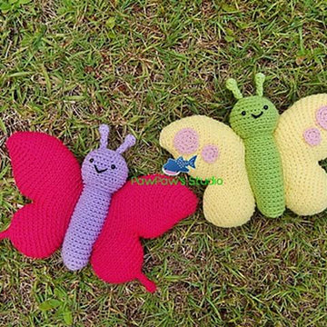 Amigurumi Butterfly Pattern No.61
