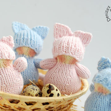 Waldorf Easter Cat Babies
