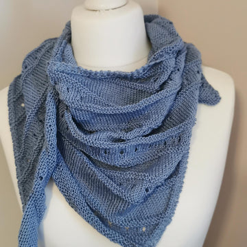 Bias Scarf Knitting Pattern #626
