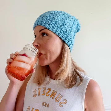 Rustic Twist Cabled Knit Hat