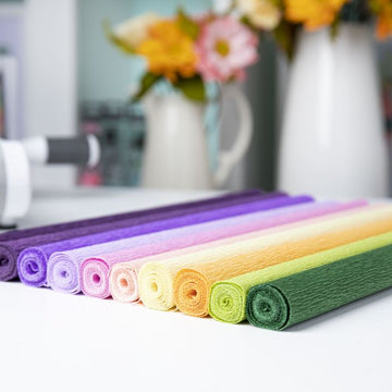 Sizzix Surfacez Crepe Paper 12" x 24" - 10 Sheets - Serenity