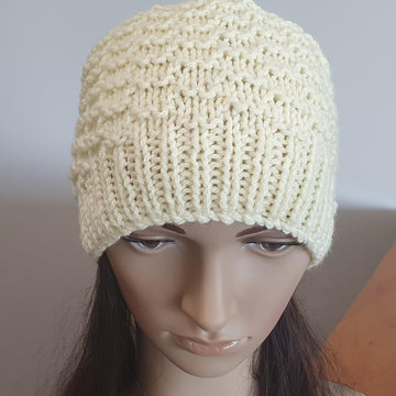 Victory - 12ply textured stitch beanie, sizes 2 years to Man
