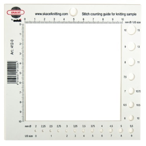 Addi Stitch Counting Frame & Needle Gauge