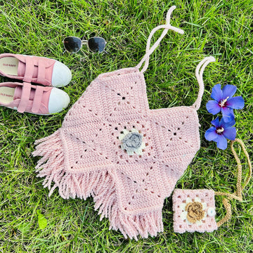Pink Sunshine Crochet Set