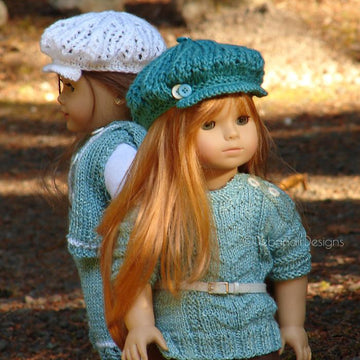 Lace Newsboy Cap for American Girl/Gotz Dolls