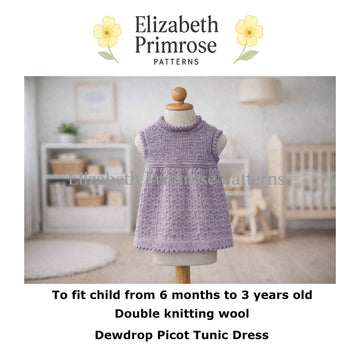 Dewdrop Picot Tunic Dress P153