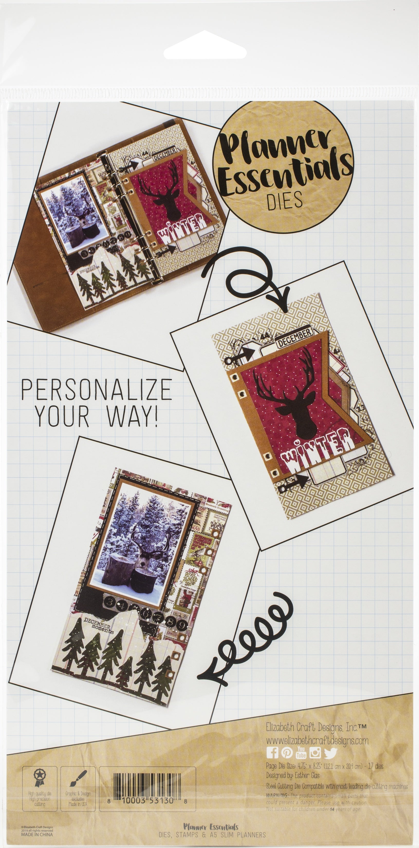 Elizabeth Craft Designs Elizabeth Craft Metal Die - Planner Essentials 13