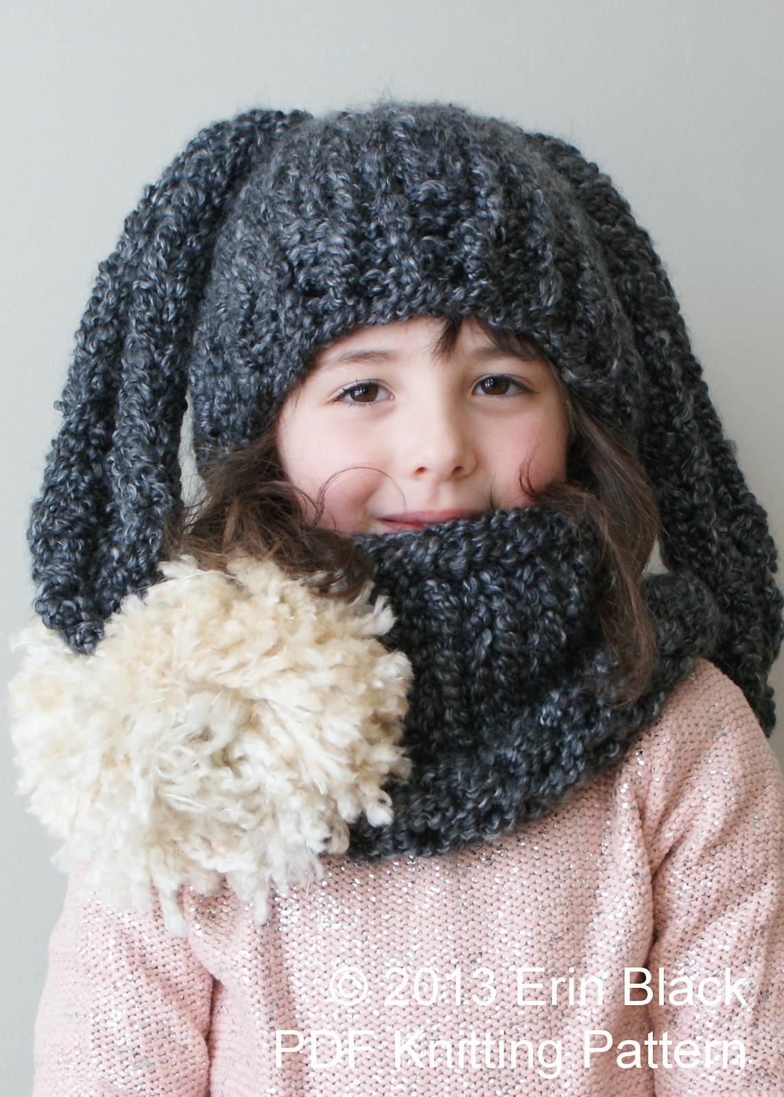 Chunky Bunny Hat & Cowl (Hat002)
