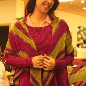 The Spaces in Between - May 2014 Mystery Shawl KAL