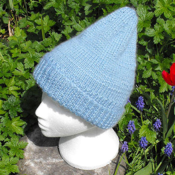 POINTY ARAN BEANIE HAT KNITTING PATTERN - MADMONKEYKNITS