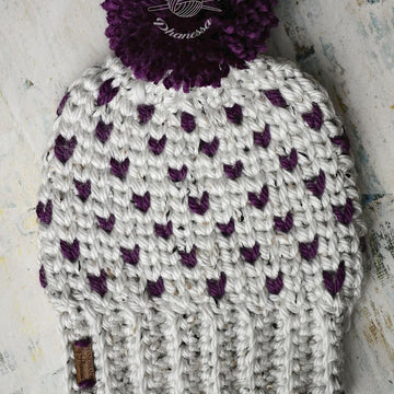 Crochet Fair Isle Slouch