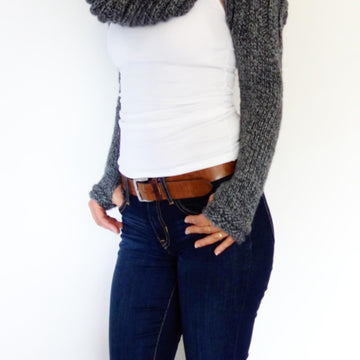 Wrap Around Shrug with Sleeves