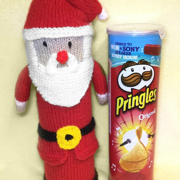 Santa Pringles Holder