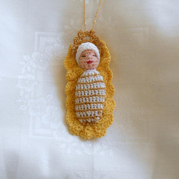 Baby Jesus Crochet Ornament