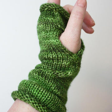 Longue Fingerless Mittens or Mitts