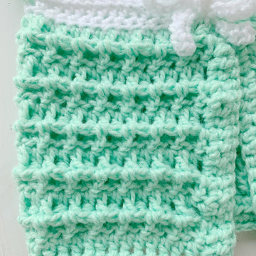 Cardigan and Diaper Cover Set