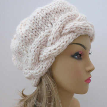 Headband and Hat -- Snow Nymph