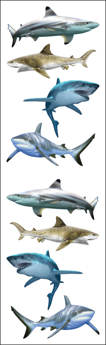 Mrs. Grossman's Stickers - Shark World