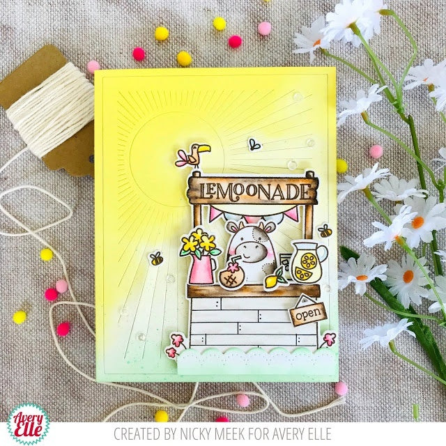 Avery Elle Clear Stamp Set 4"X6" - Market Stand