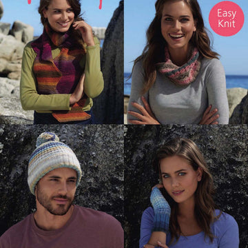 Scarf, Hat, Mitts and Snood in Hayfield Spirit DK - 8039 - Downloadable PDF
