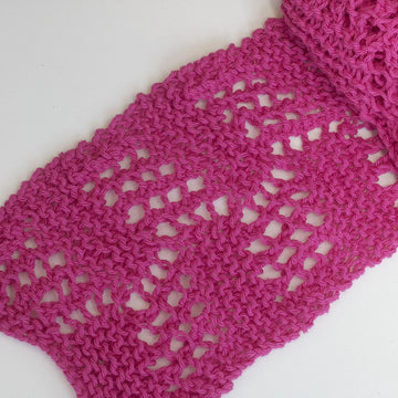 Three Easy Knit Lace Scarves