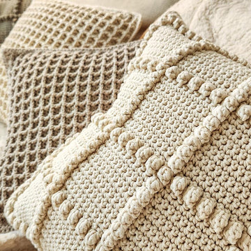 Checkered pillows