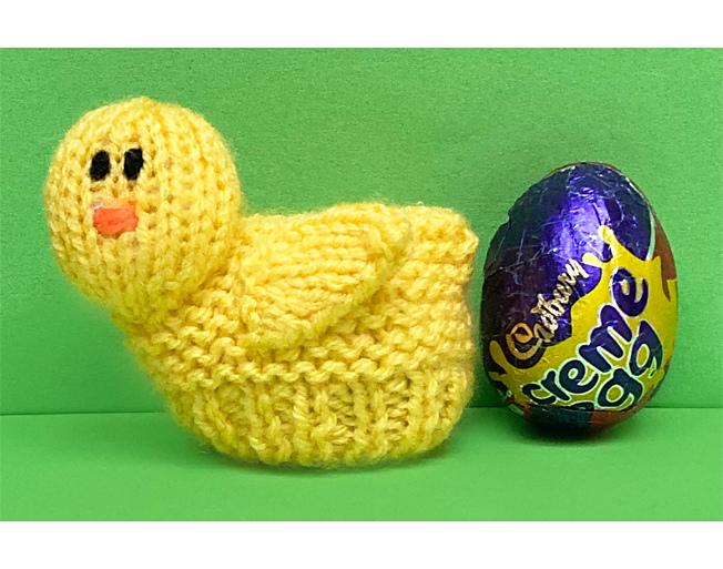 Easter Chick Basket chocolate cover Creme Egg