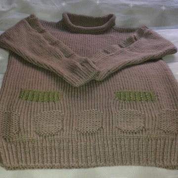 RAVANUSA, chunky woollen sweater