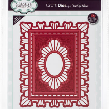 Creative Expressions Festive Craft Dies By Sue Wilson - Ruffled Edge Christmas Frame