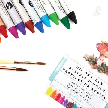Prima Marketing Prima Art Philosophy Water Soluble Oil Pastels 12/Pkg - Basics