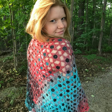 Sunset Sky Shawl