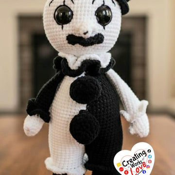 Black And White Horror Clown