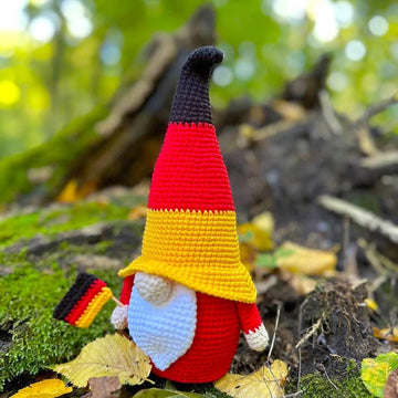 Patriotic gnome of Germany (boy)