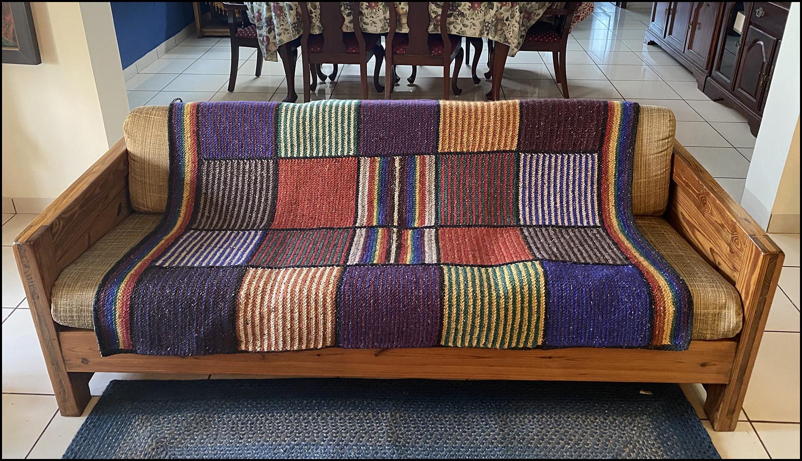 Pops of Rainbow Throw