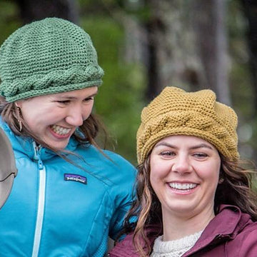 Cable Slouchy Tam Hat