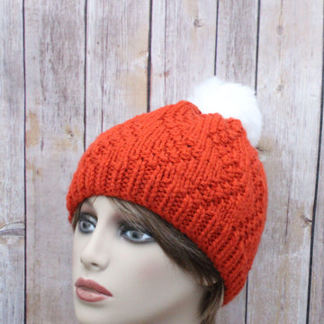 Knitting pattern womens hat #506