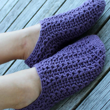 Simple Cable Slippers