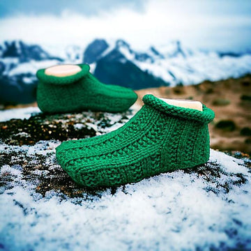 Ribbed Moccasin Slippers