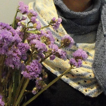 Linen blend shawl