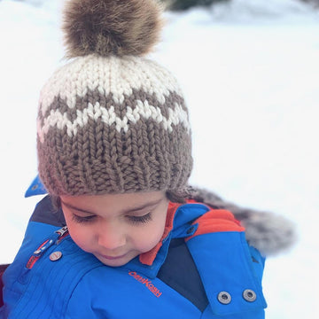Double Chevron Bulky Hat