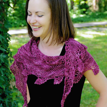 Rowan Berry Shawlette