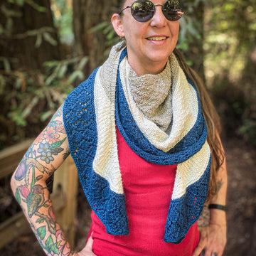 Diamond Crescent Shawl