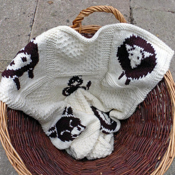 Farmyard Animals Baby Blanket